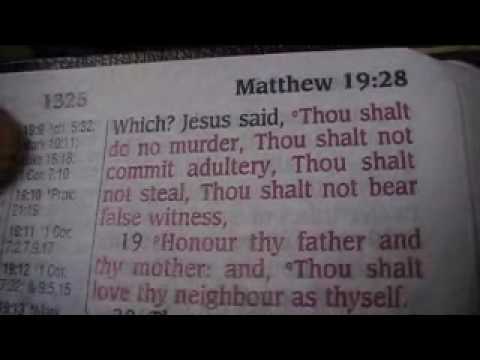 Matthew 19 Holy Bible (King James)