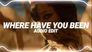 where have you been - rihanna [edit audio] Resimi