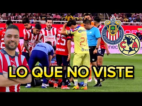 ⚠️ La lesión de Guty, Malagón vs tribuna y Tiba nuevo líder en el Chivas 0-0 América