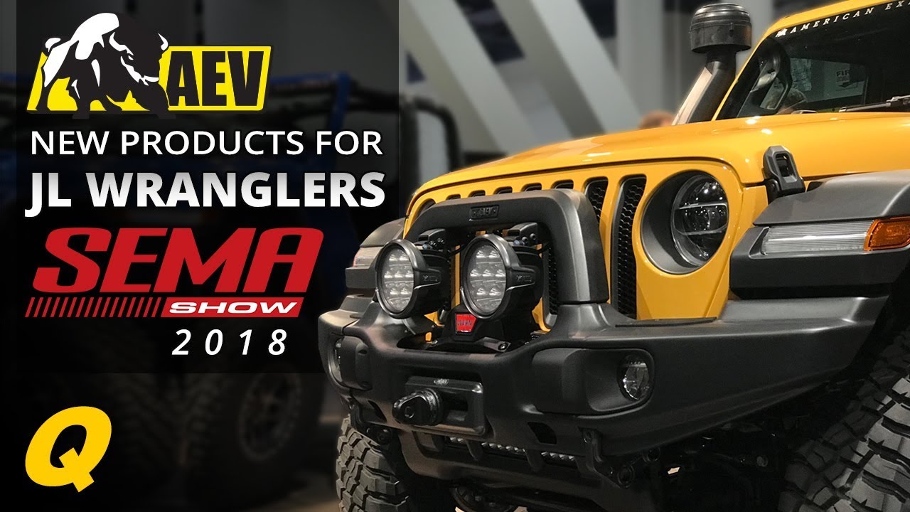 AEV JL Wrangler Products at the 2018 SEMA Show - YouTube