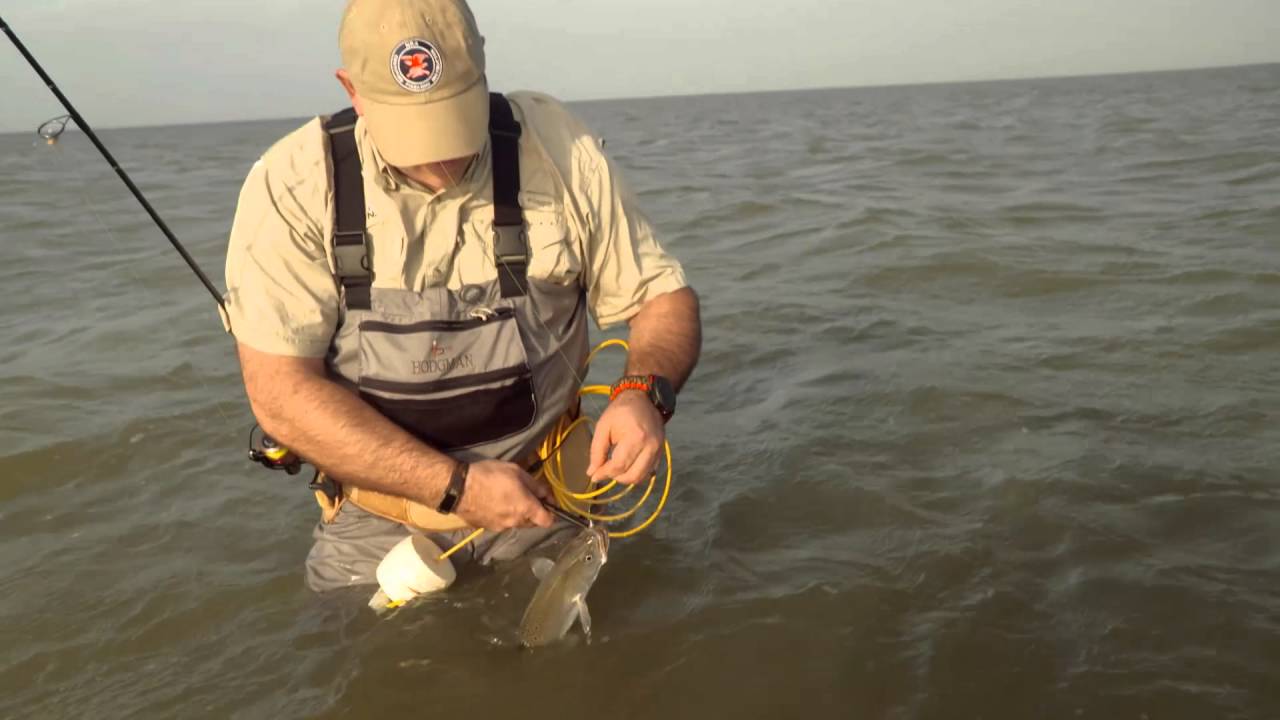 Wade Fishing In The Salty Shallows Of Baffin Bay 