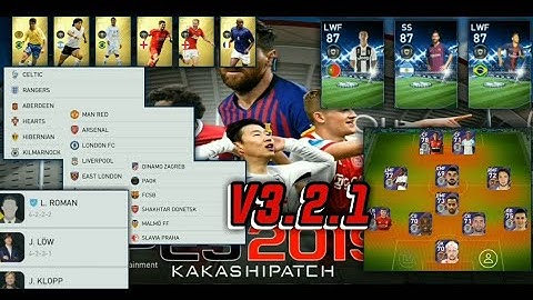 NEW V3.2.1 PATCH SEMIFINAL UCL STARTSCREEN PES 2019 ANDROID