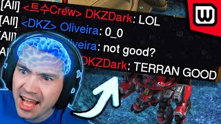 The World Champion's 200 IQ builds vs Dark! StarCraft 2