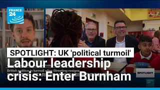 UK Labour's 'most popular politician' Andy Burnham launches high-risk leadership bid • FRANCE 24 screenshot 1