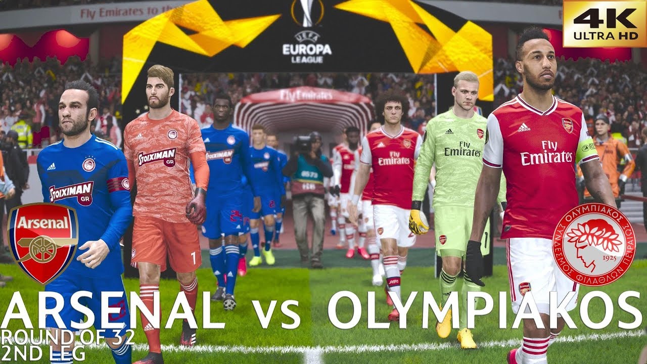 PES 2020 (PC) Arsenal vs Olympiakos | UEFA EUROPA LEAGUE ...