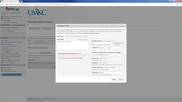 REDCap Tutorial Field Overview