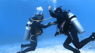 IDC Skills -  Skill no. 10. Ascent while breathing from alternate air source.
