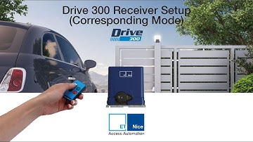 ET Nice Drive 300: How to set up your receiver (corresponding mode)