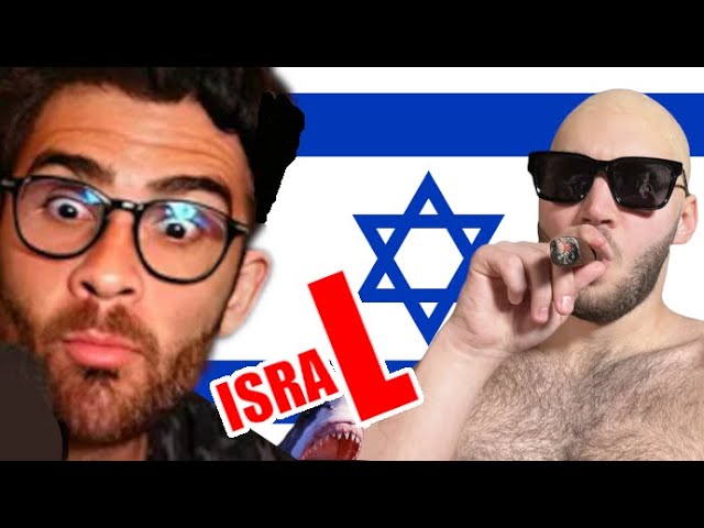 HasanAbi reacts to ADIN ROSS defending ISRAEL but a TEEN SHARK EATS him at the END!! class=