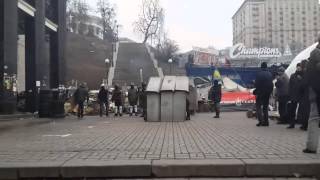 Тренировка активистов Правого Сектора 14 02 2014 Евромайдан