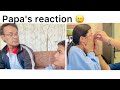 Papas reaction   literally cried   nose piercing  samridhii20vlogz52