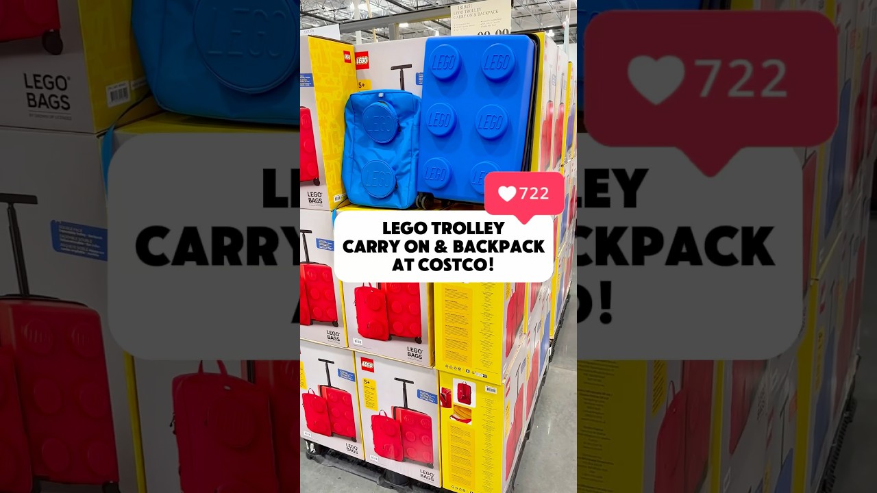 ✨LEGO Trolley & Backpack Set at Costco‼️Perfect for LEGO Fans🤩