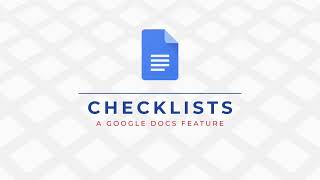 Checklists in Google Docs