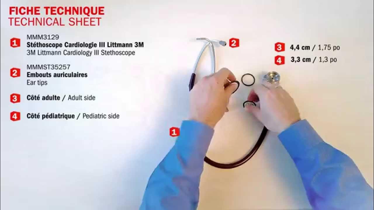 Changer les pièces sur un stéthoscope Littmann 3M YouTube