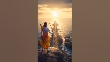 🙏🚩Jai Shri Ram, the Construction of Ram Setu | Ram Siya Ram Cinematic #ramsiyaram #ytshorts