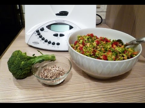Видео рецепт Красный салат из брокколи