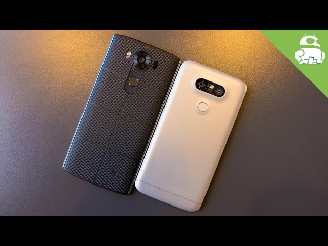 LG G5 and LG V10 - Comparison