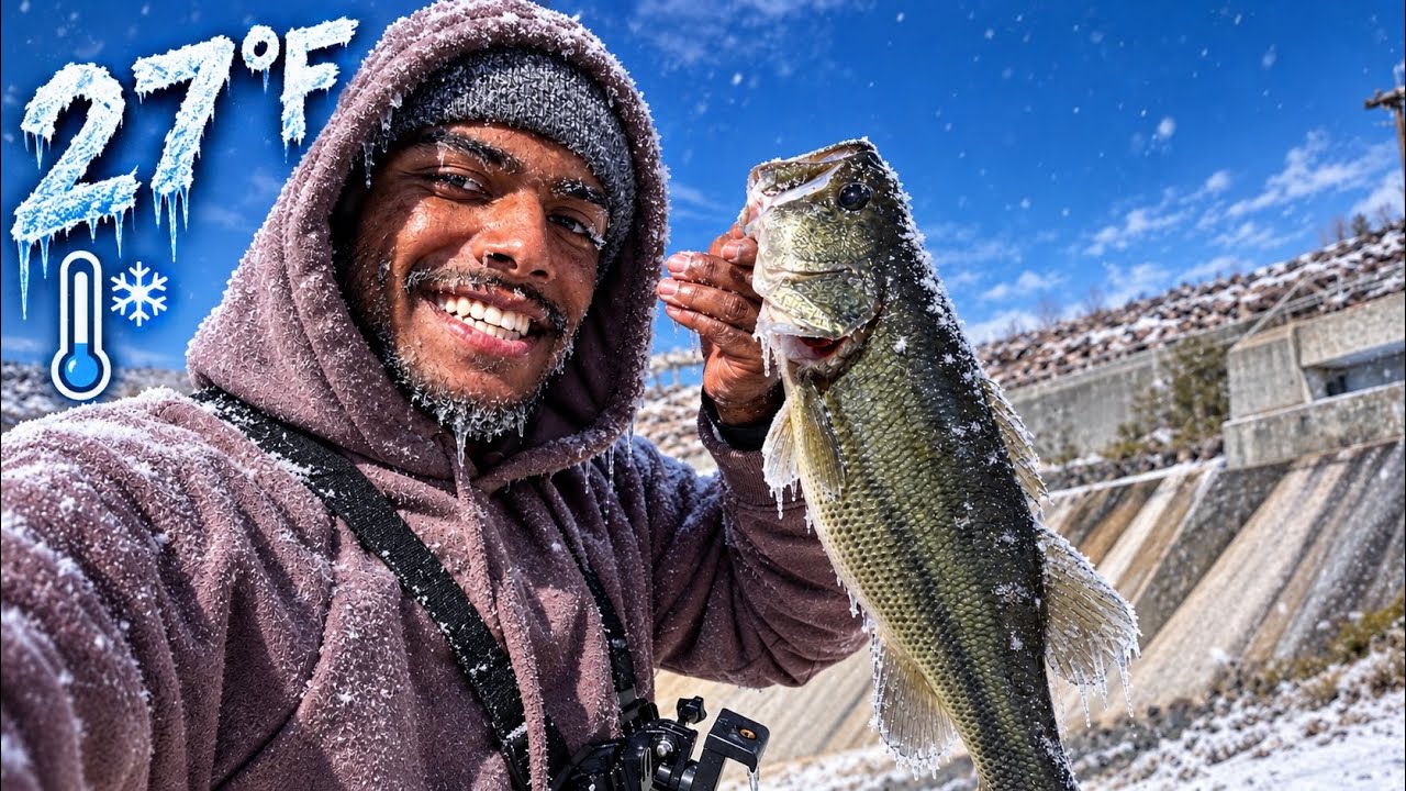 BELOW FREEZING Bass Fishing and Exploring!