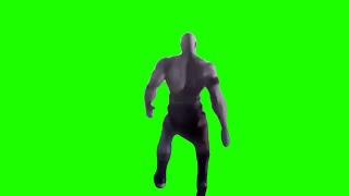 Kratos falling Green screen