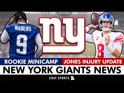 MAJOR Daniel Jones Injury Update + Giants Rookie Minicamp Day 1 News | New York Giants News