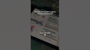 How to Remember Reaction Mechanism in Organic Chemistry | JEE 2025 | Day 11/30