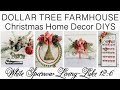 🎄 HIGH END DOLLAR TREE FARMHOUSE CHRISTMAS HOME DECOR DIYS