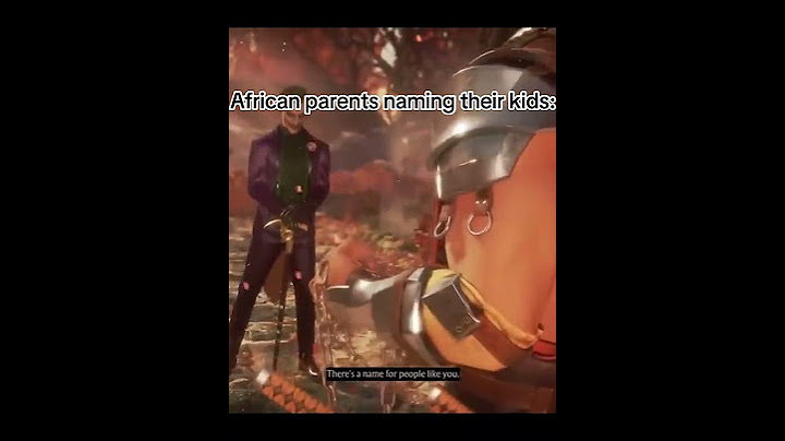 African parents naming their kids: