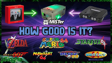 MiSTer FPGA N64 Emulation + N64 Controller = Next Gen Nintendo 64 #misterfpga #n64 #emulation