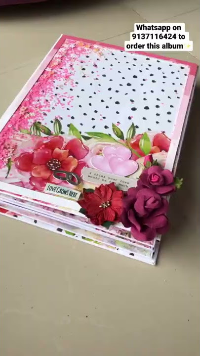Handmade album || Photo album || Scrapbook