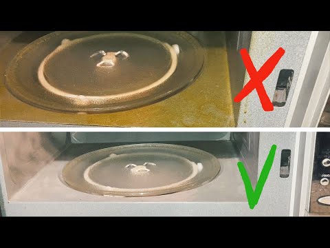 Как отмыть микроволновку? Дельный совет.