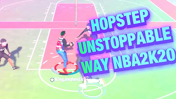 HOW TO HOPSTEP THE UNSTOPPABLE WAY IN NBA 2K20 - DRUMMY THE YOUTUBER PUT ME IN HIS YOUTUBE INTRO !!!