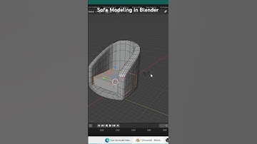 Create Furniture in Blender 3D | How to Model it. #3d #blender3d #tutorial