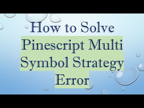 How to Solve Pinescript Multi Symbol Strategy Error