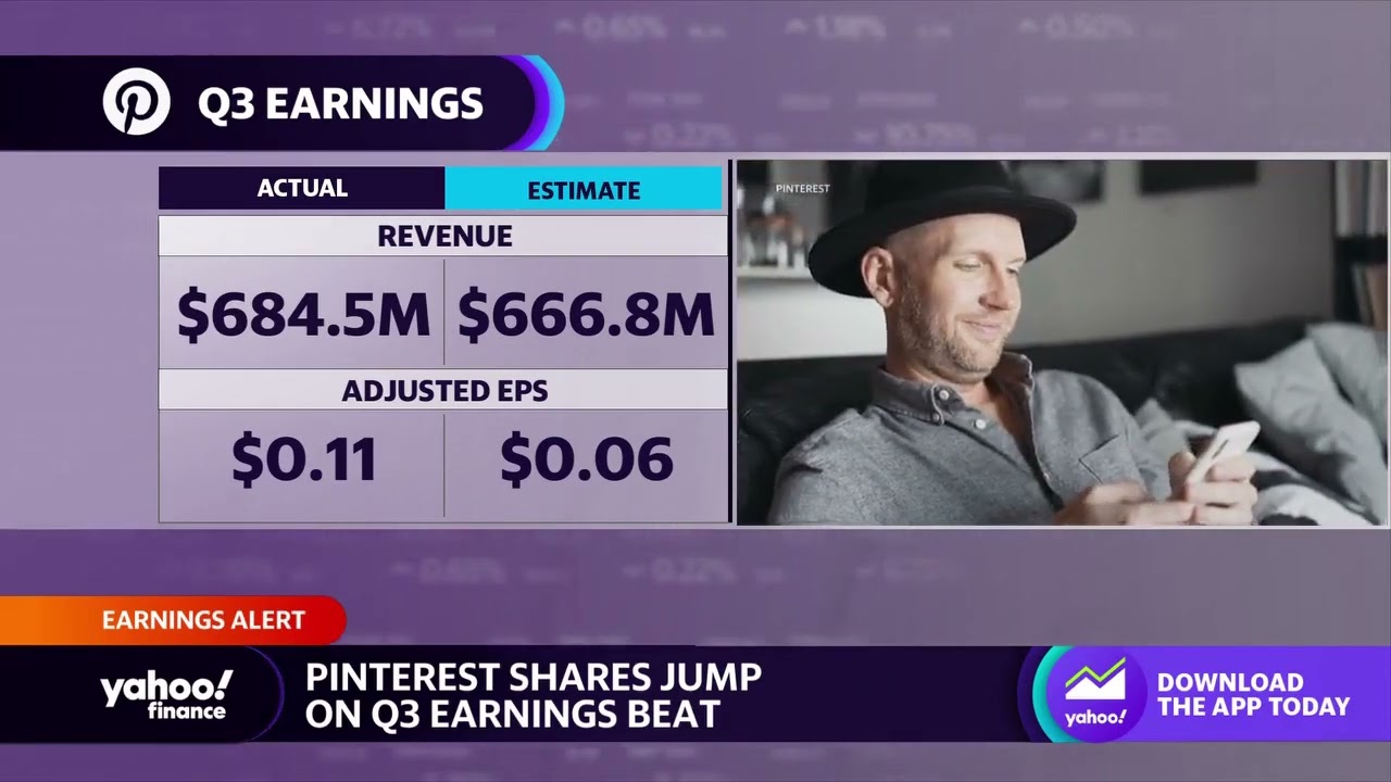 Pinterest stock jumps on earnings beat, bucking ad sales slowdown