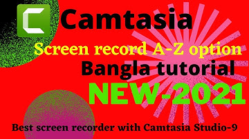 Camtasia free Screen recorder for pc windows 7,8,8 1,10 Bangla tutorial 2021