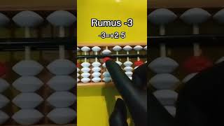 Tambah 9 Rumus -3 Sempoa Abacus #soroban  #abacus #shorts