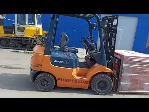 Вилочный погрузчик Toyota 7FGL15, 2005г.  газ/бензин