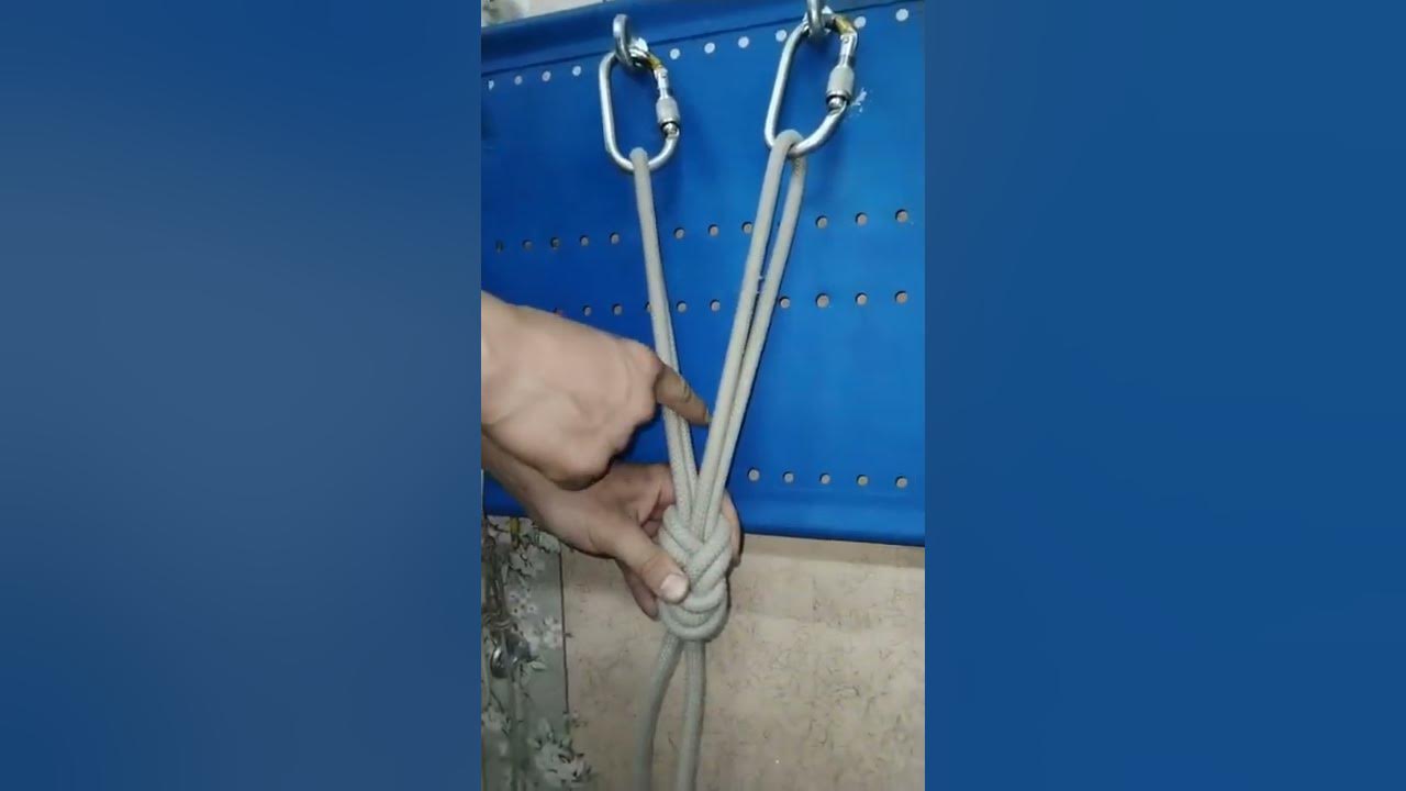 узел Двойная восьмерка / заячьи уши из восьмерки / двойная петля - YouTube