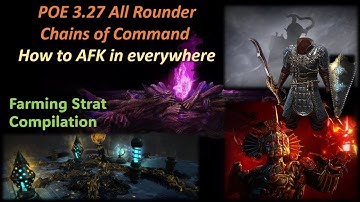 POE 3.27 How to AFK everywhere, Chains of Command 0 botton All Rounder-Farming Strat Compilation