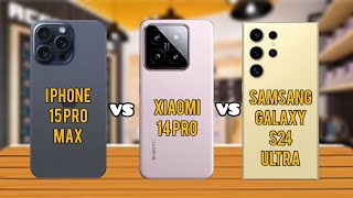 #technology school, IPHONE 15 PRO MAX vs XIAOMI 14 PRO vs SAMSANG GALAXY S24 ULTRA 🥵🥵