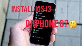 Cara install ios 13 beta di iphone 6