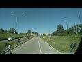 Semi Truck Runs Over Spike Strips