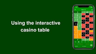 Using the interactive casino table screenshot 4