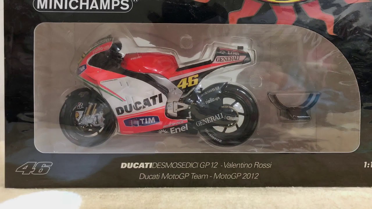 Minichamps Moto GP Figurine Last Ride Valentino Rossi 1/12