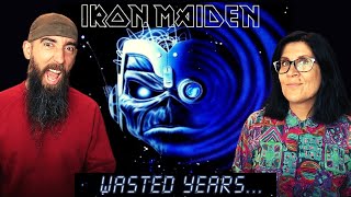 Iron Maiden - Wasted Years (REACTION) with my wife