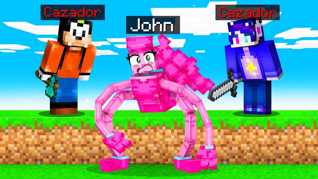 Minecraft: MOMMY vs 2 ASESINOS 😱🔪 JOHN vs 2 CAZADORES