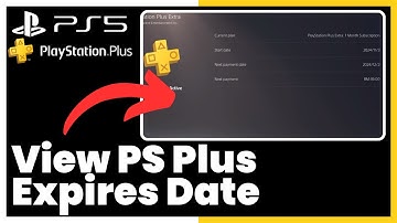 How to View PS Plus Expires Date on PS5