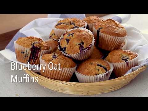 Blueberry Oat Muffins