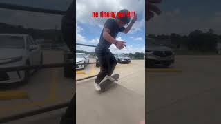 good job bro 😎❤️ #skateboardvibes #skate #tricks #skateboarding