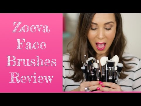 Zoeva makeup brushes review | Face brush set part 1 of 2